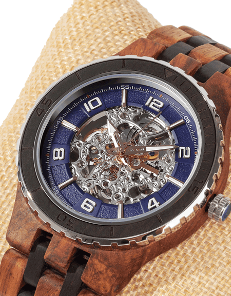 Men’s Premium Self-Winding Transparent Body Ambila Ebony