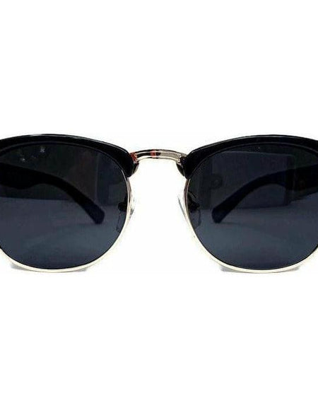 Midnight Shades Black Bamboo Club Sunglasses with Timber