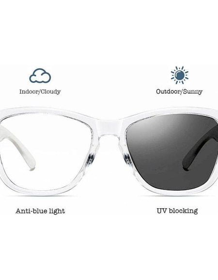 MOOD Wayfarer V2 - Bluelight - Yang - Transparent - Unisex