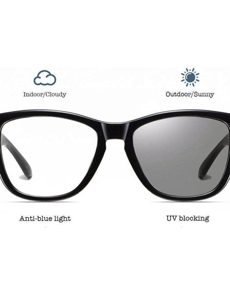 MOOD Wayfarer V2 - Bluelight - Yin - Black - Unisex Blue