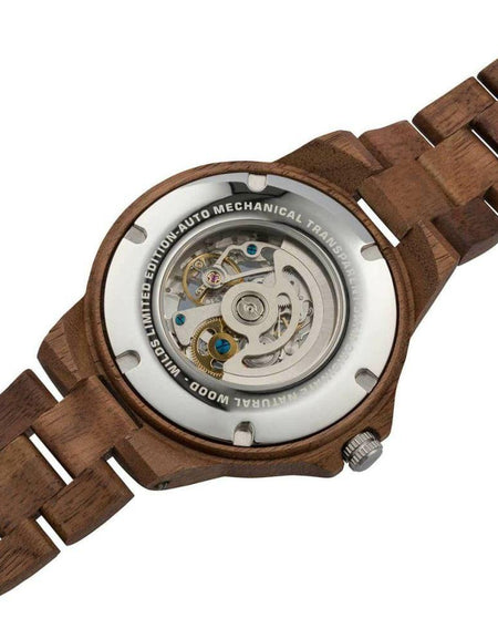 NEW! Men’s Genuine Automatic Walnut Wooden Watches No