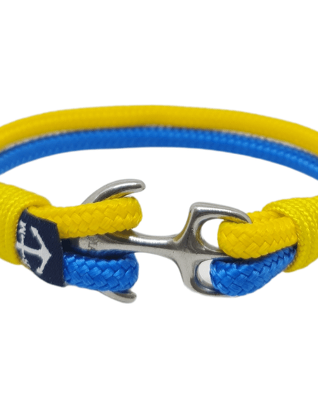 Ukraine Flag Nautical Bracelet-0