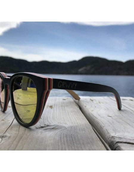 Riptide Shades Timber Round Designer Sunglasses - Unisex