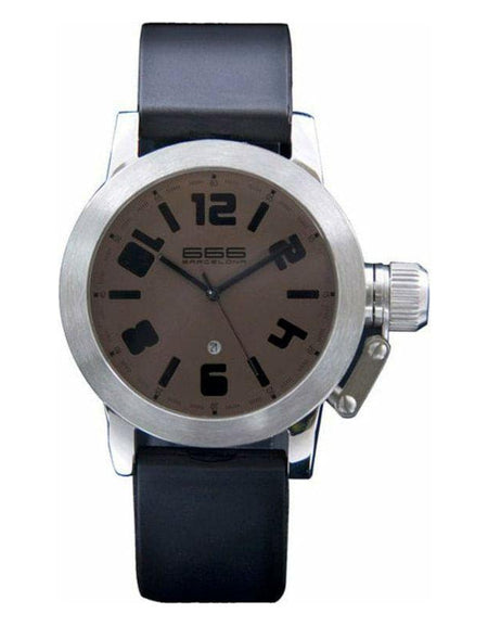 Silver & Black Men’s Watch 666 Barcelona 211 (Ø 40 mm) -