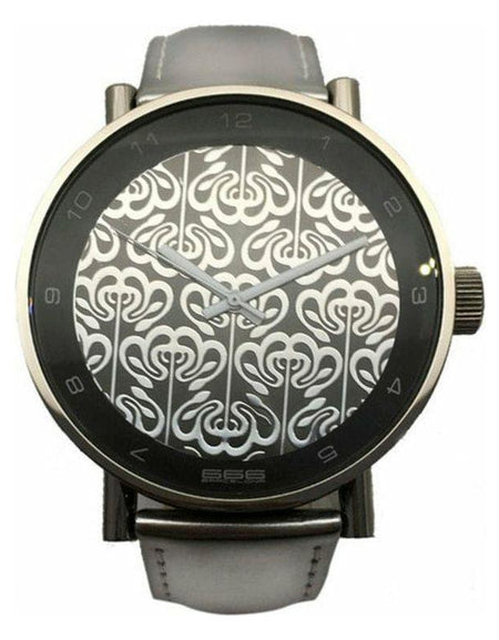Silver & Black Unisex Watch 666 Barcelona 200 (Ø 43 mm) -