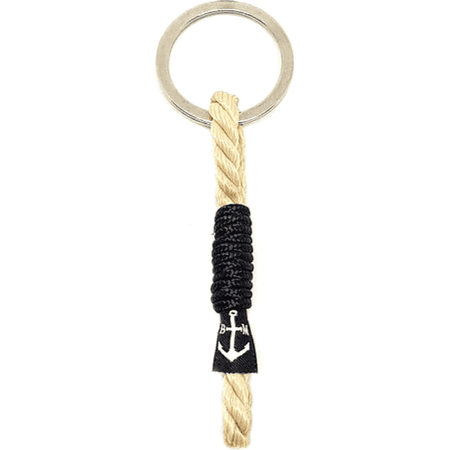 Classic Twisted Rope Handmade Keychain-0