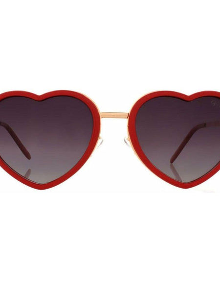 Young Love Women’s Heart Polarized Shades - Women’s