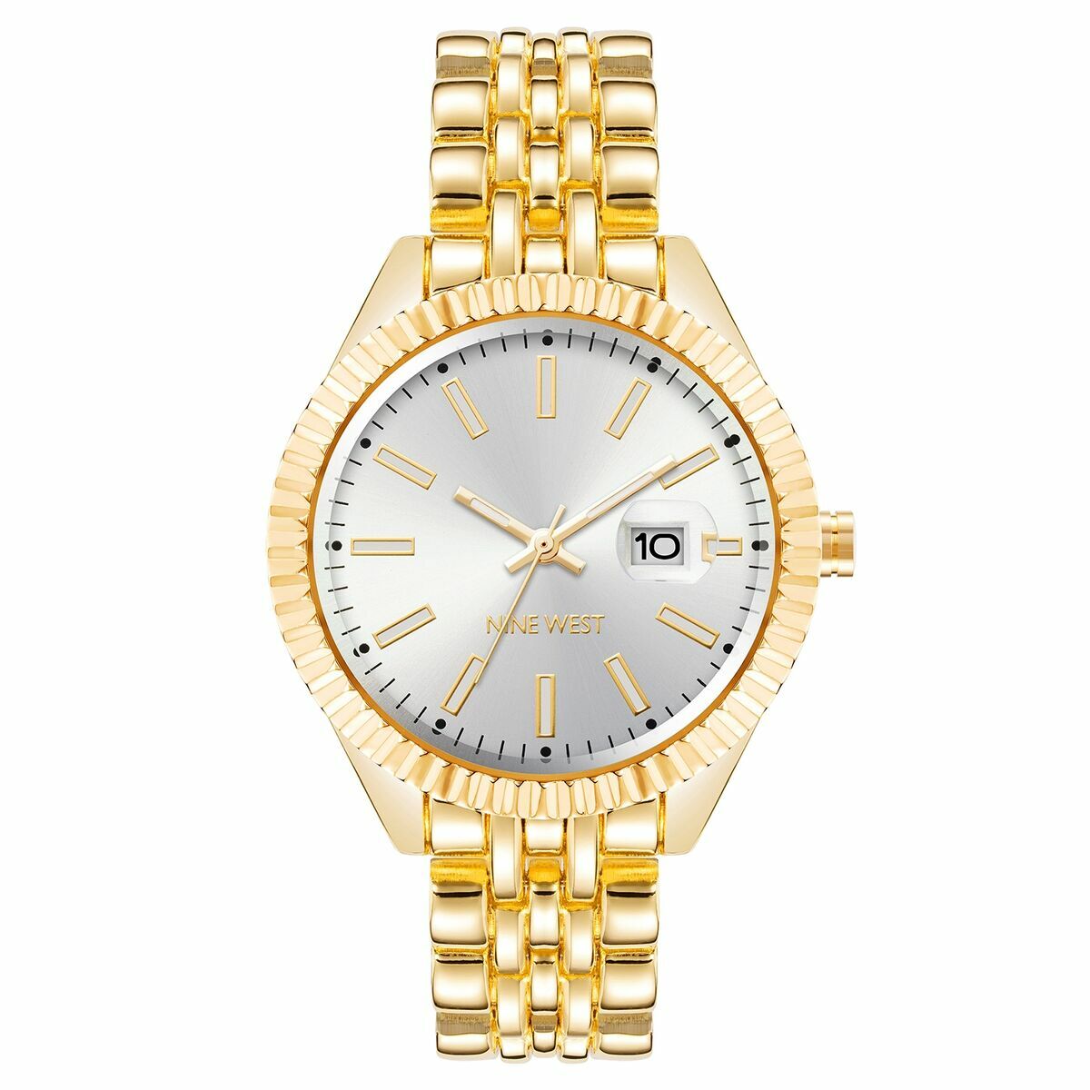 Ladies' Watch Nine West NW-2660SVGB (Ø 34 mm)-0