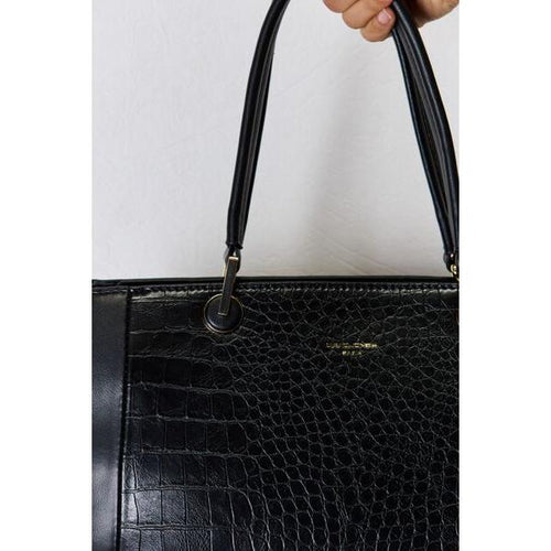 Load image into Gallery viewer, David Jones Texture PU Leather Handbag – Elegance Redefined
