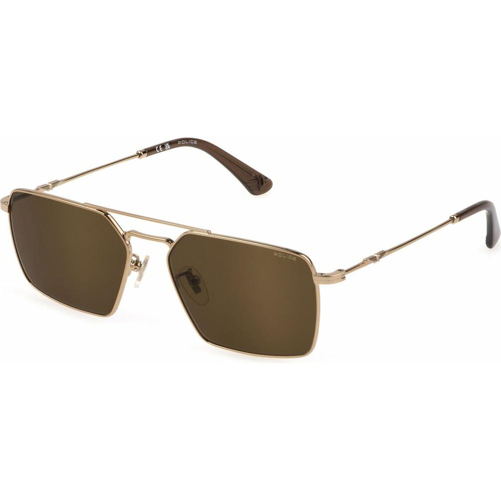 Men's Sunglasses Police SPLL07-5908FF Golden ø 59 mm-0