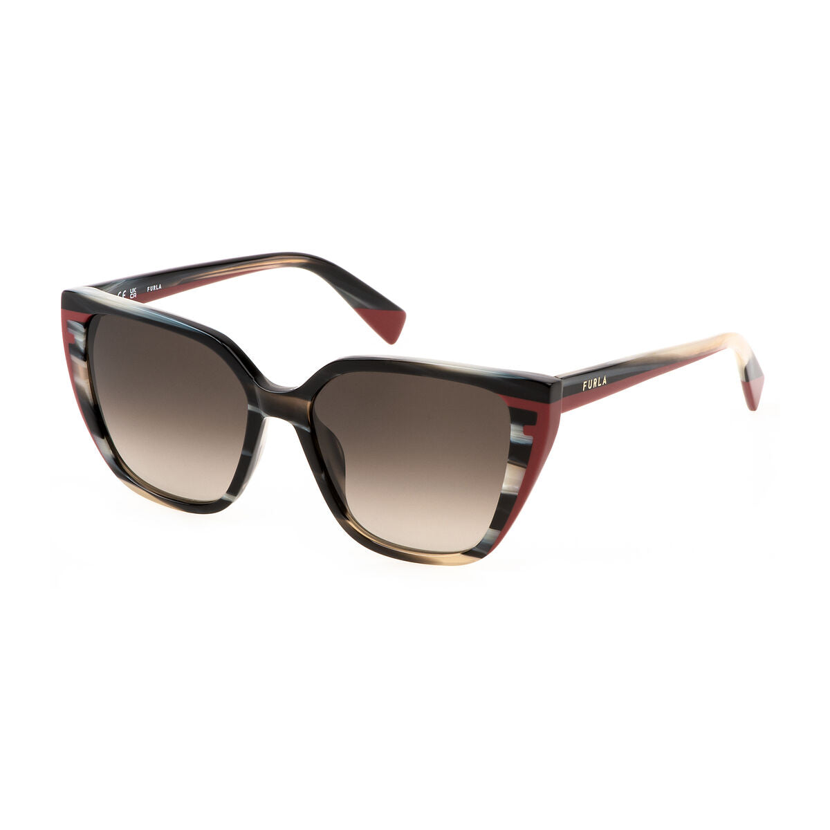 Ladies' Sunglasses Furla SFU782-5505GZ Ø 55 mm-0