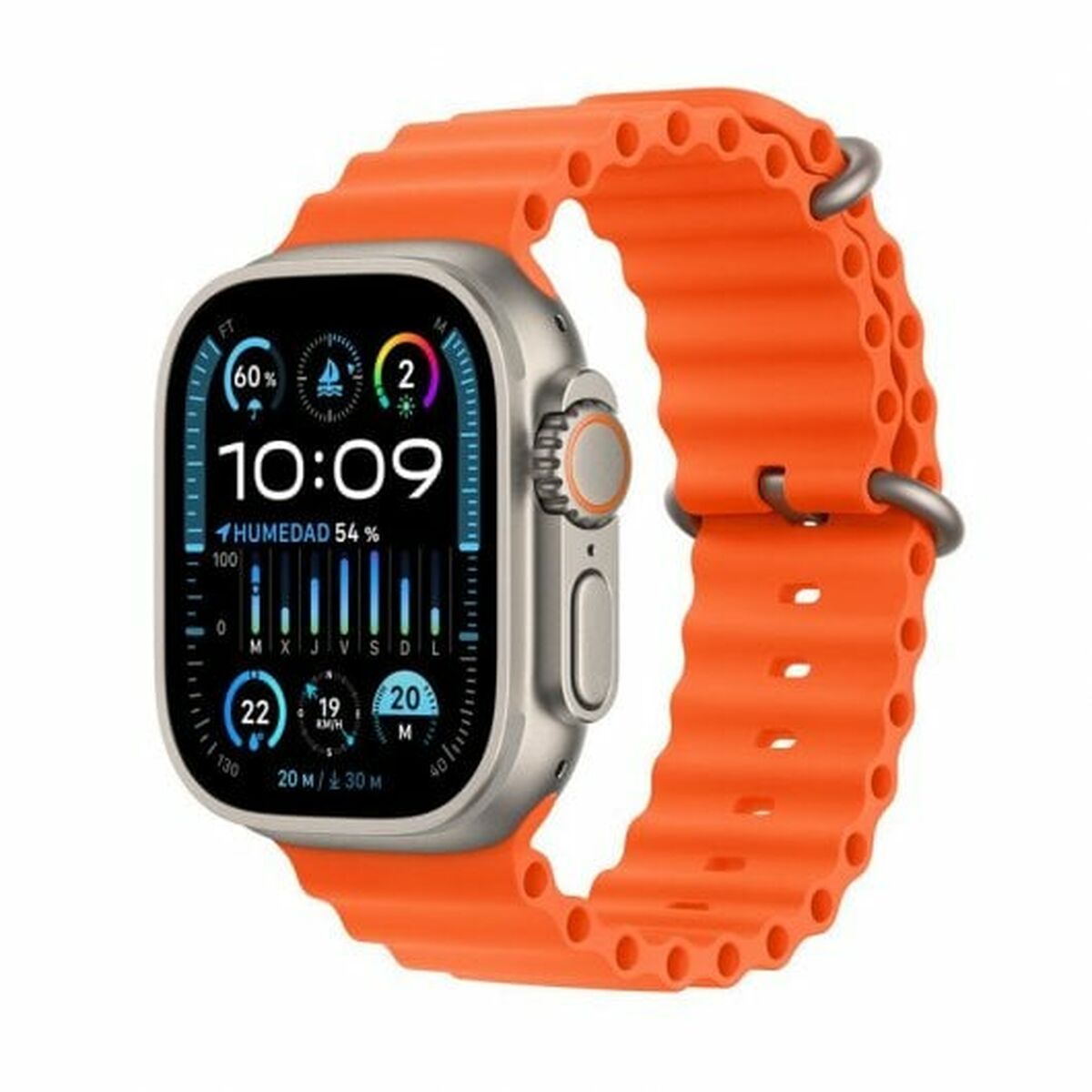 Smartwatch Apple MREH3TY/A 1,9" Orange Golden 49 mm-0