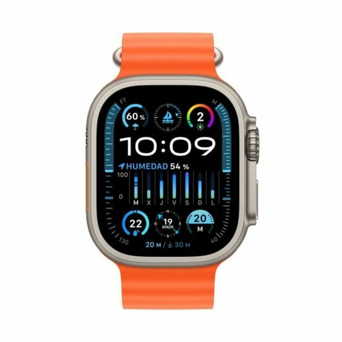 Smartwatch Apple MREH3TY/A 1,9" Orange Golden 49 mm-3