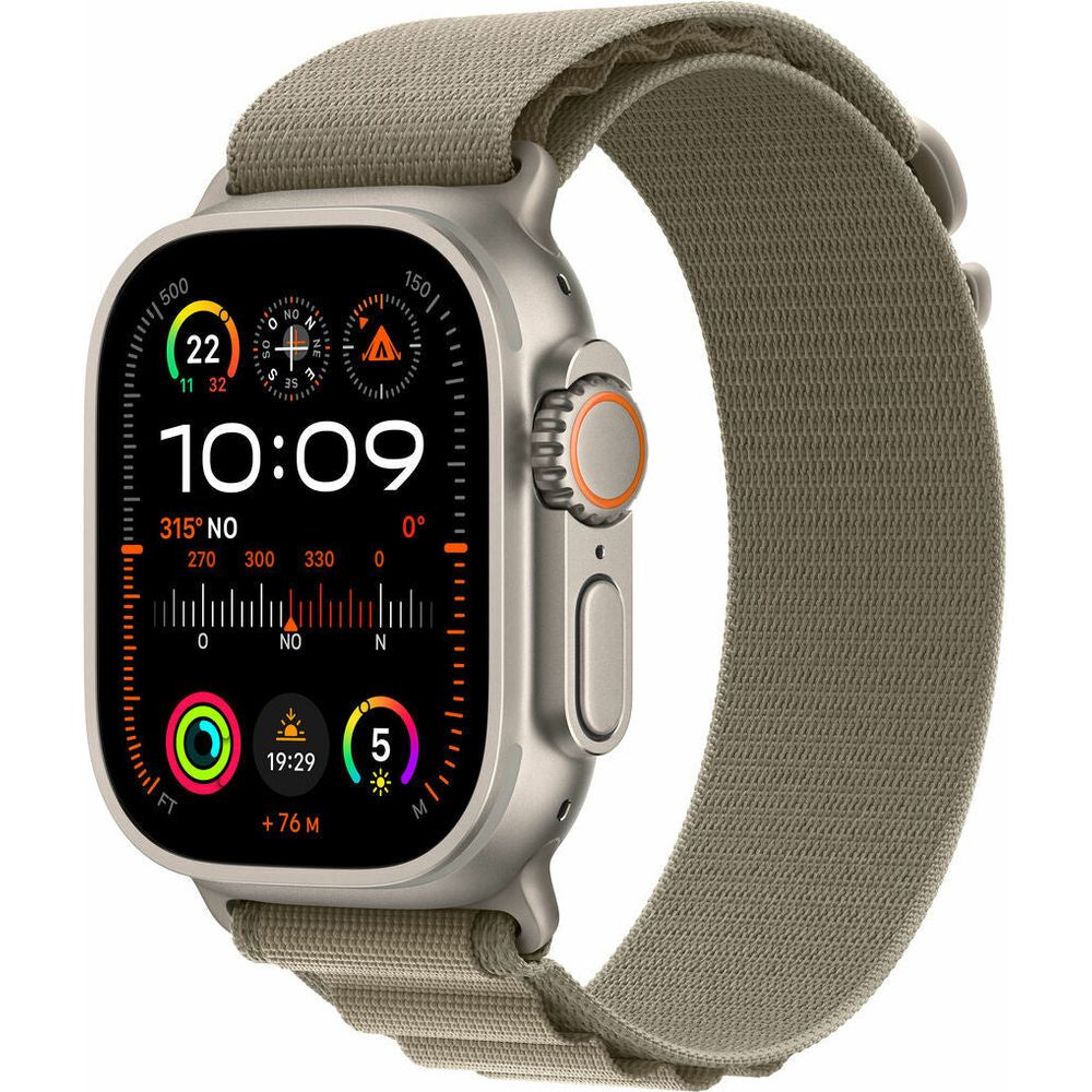Smartwatch Apple MREX3TY/A Golden Olive 49 mm-0