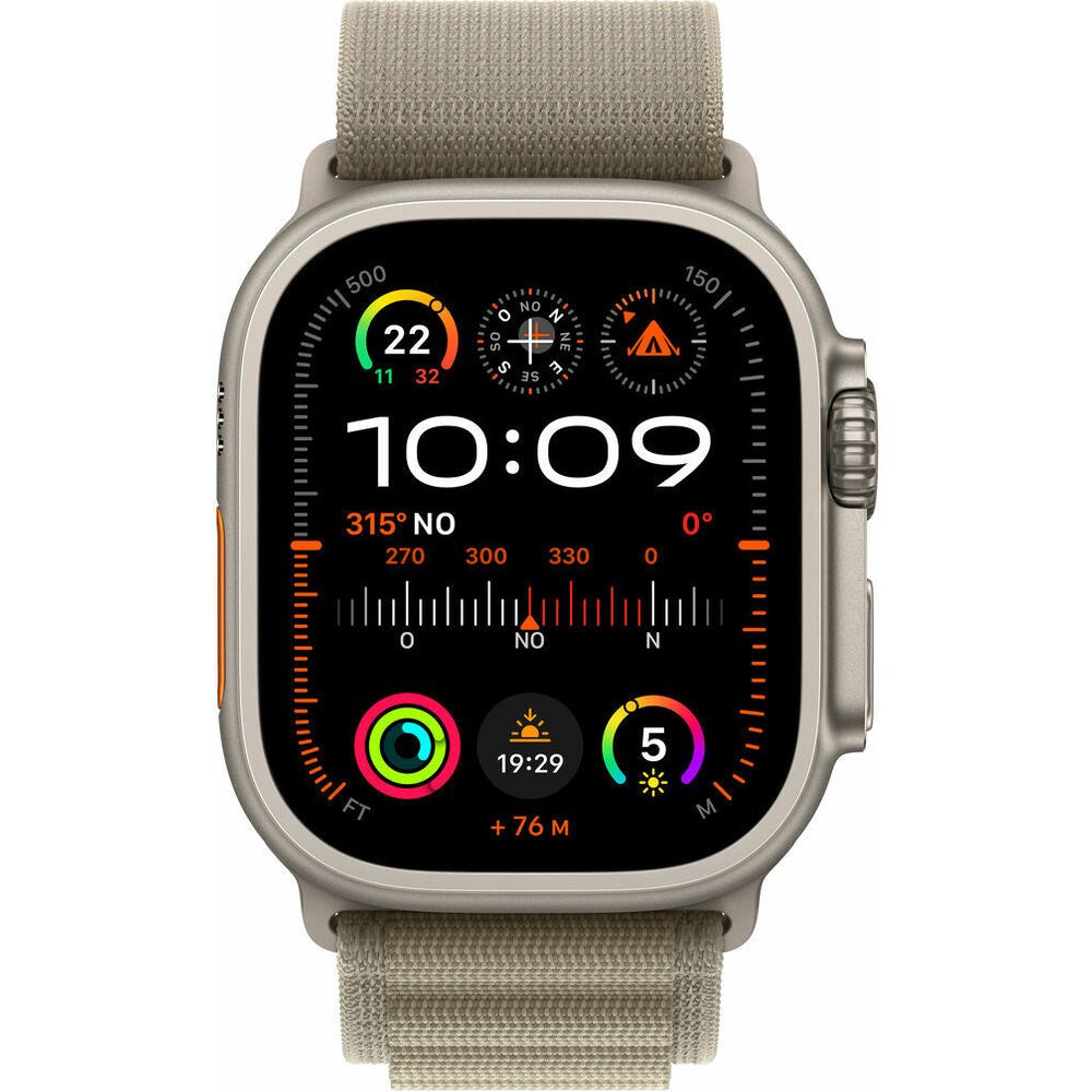 Smartwatch Apple MREX3TY/A Golden Olive 49 mm-2