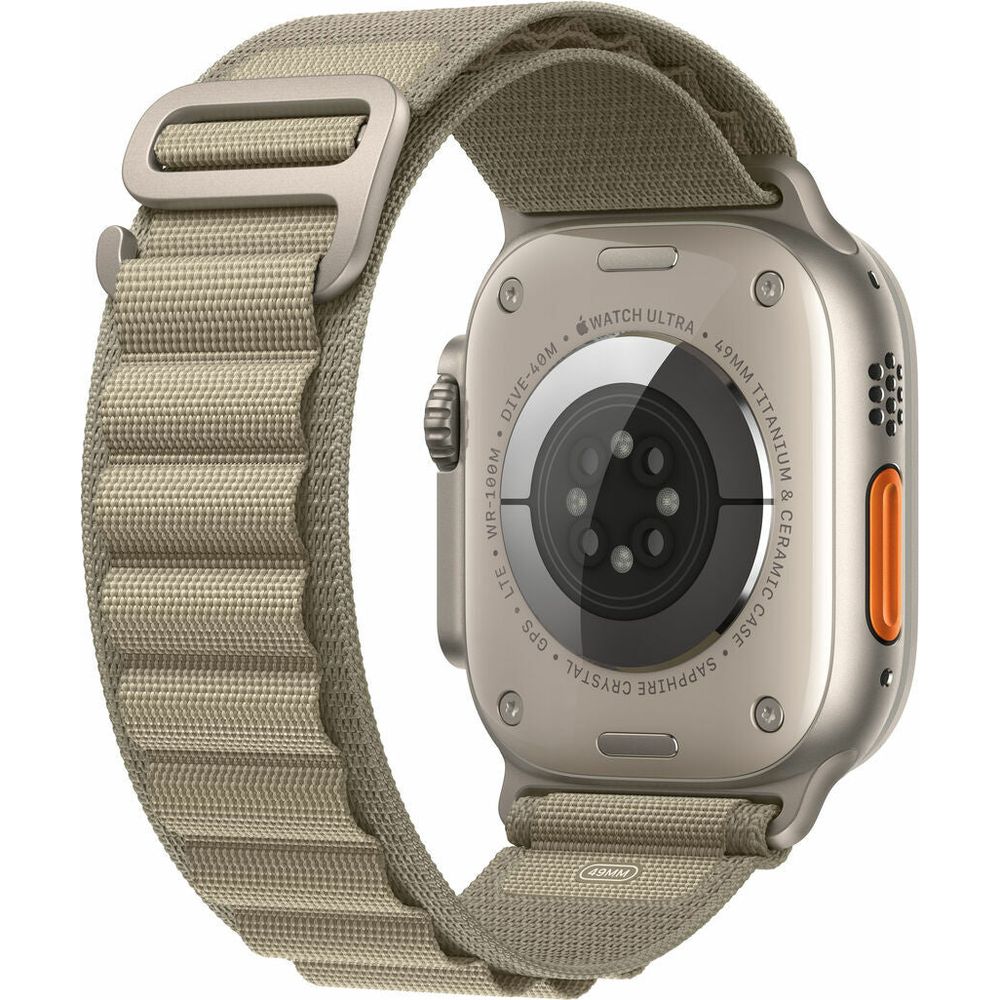 Smartwatch Apple MREX3TY/A Golden Olive 49 mm-1