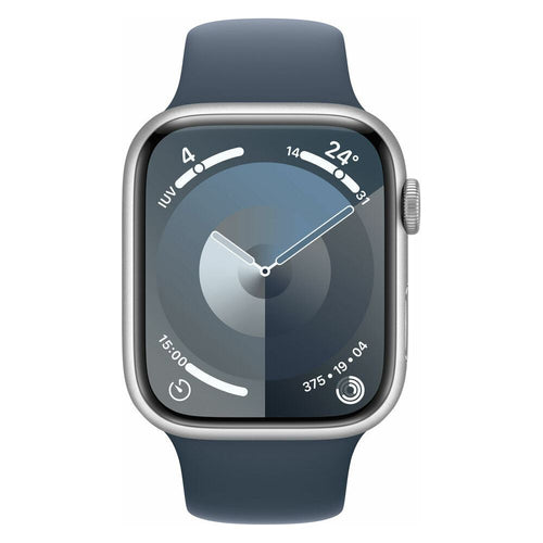 Load image into Gallery viewer, Smartwatch Apple Watch Series 9 + Cellular 1,9&quot; Blue Silver 45 mm-2
