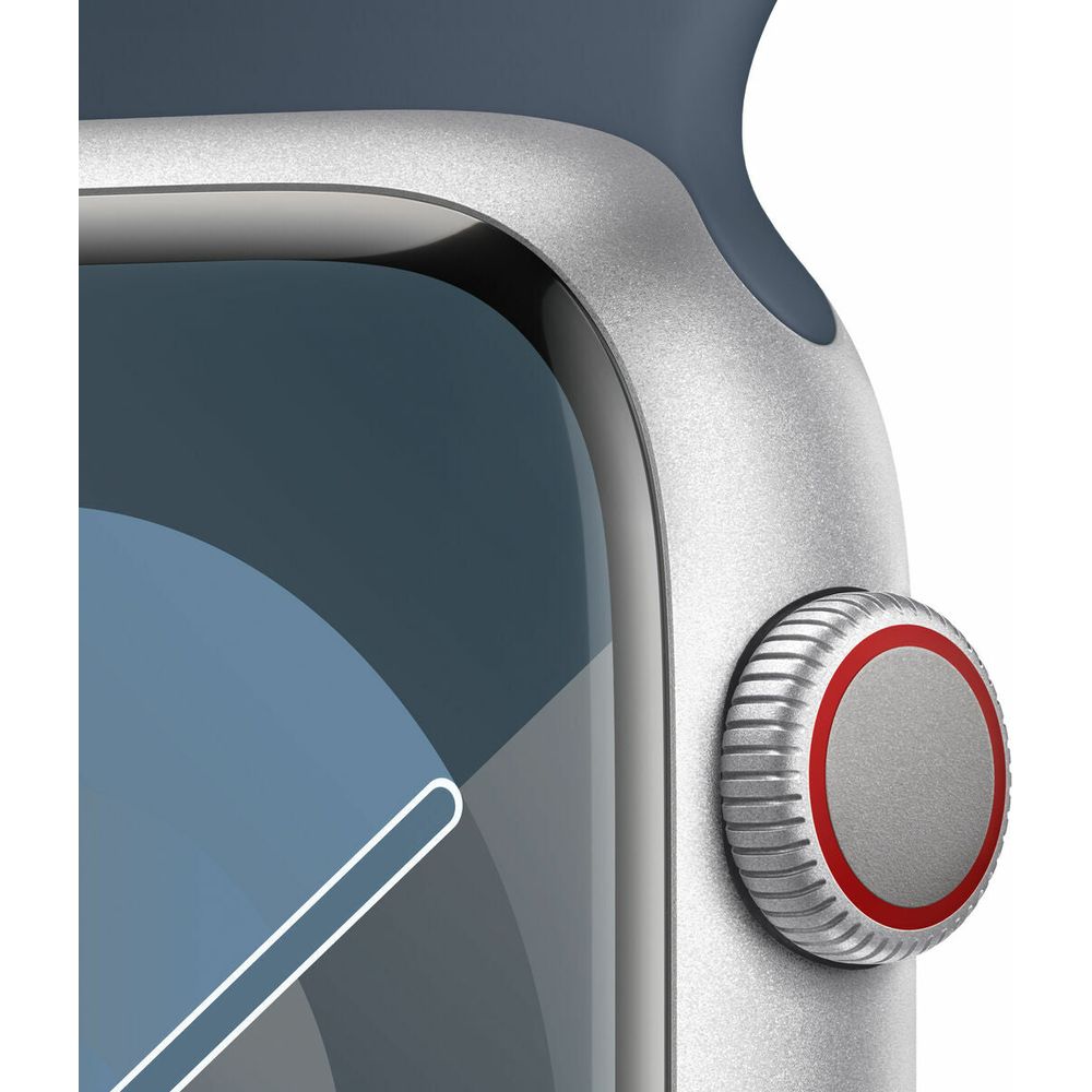 Smartwatch Apple Watch Series 9 + Cellular 1,9" Blue Silver 45 mm-1