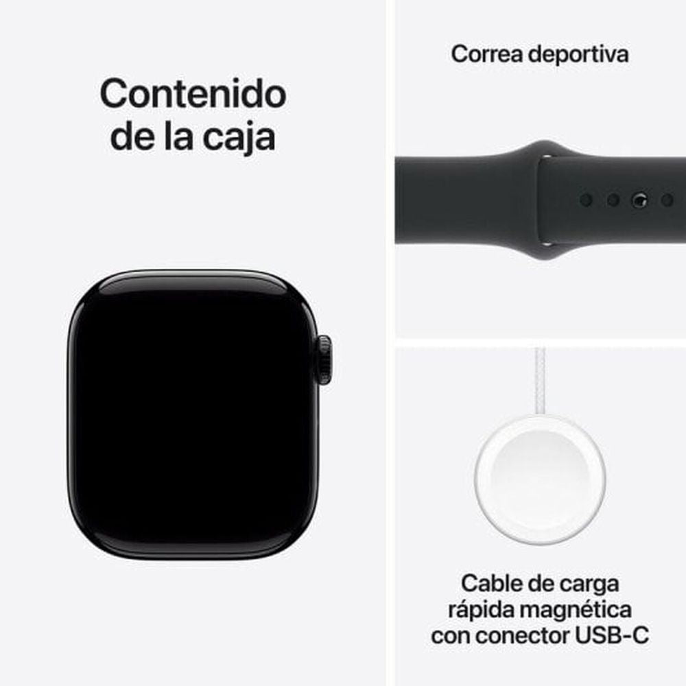 Smartwatch Apple MWWE3QL/A Black-1