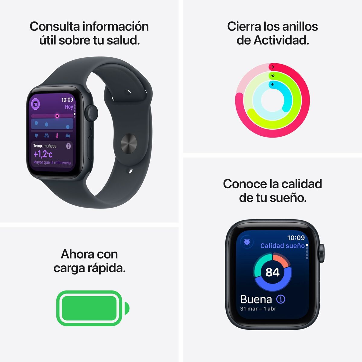 Smartwatch Apple MEHC4QL/A Black 40 mm-5