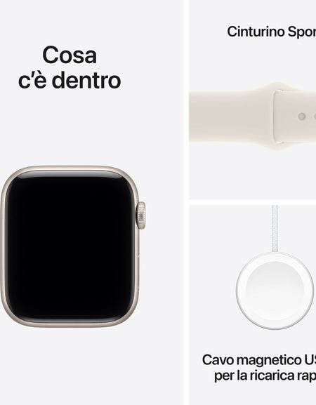 Smartwatch Apple Apple Watch SE3 White 44 mm 1,78" Ø 44 mm-1