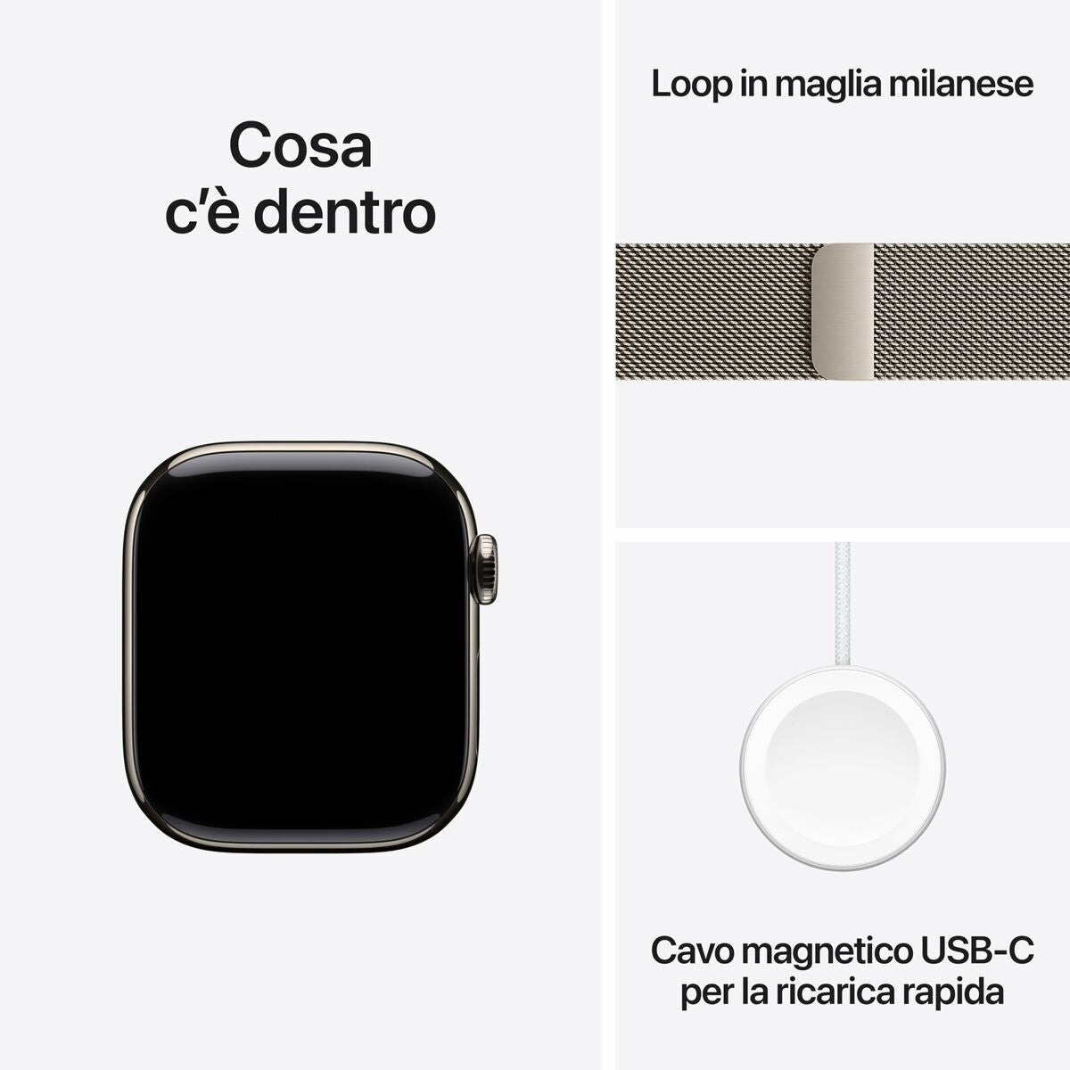 Smartwatch Apple MF8P4QL/A Titanium 42 mm-1