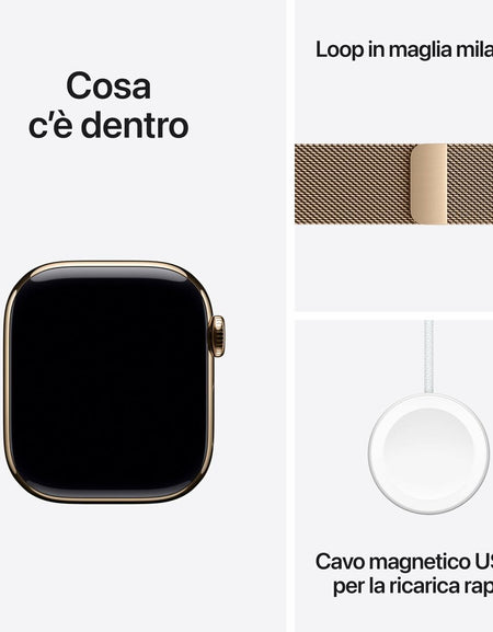 Smartwatch Apple MF8Y4QL/A 42 mm Titanium Golden-1