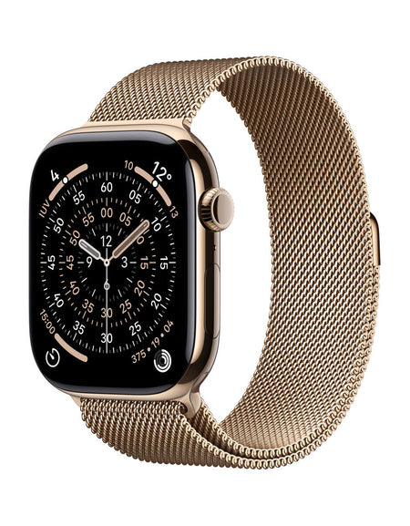 Smartwatch Apple MFD74QL/A Titanium Golden 46 mm-0