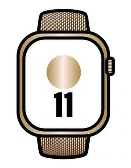 Smartwatch Apple MFD74QL/A Titanium Golden 46 mm-10