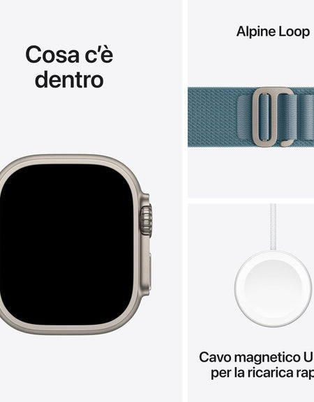 Smartwatch Apple MEWK4QL/A Titanium 49 mm-1
