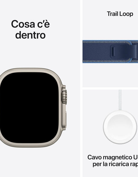 Smartwatch Apple MEWU4QL/A Titanium 49 mm-1