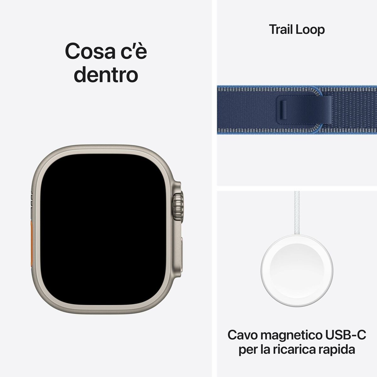 Smartwatch Apple MEWU4QL/A Titanium 49 mm-1