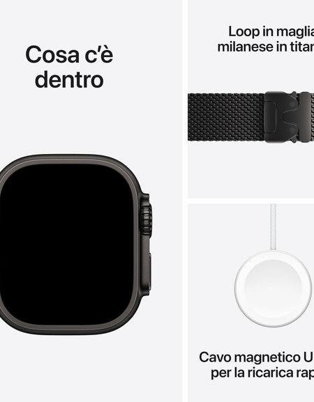 Smartwatch Apple MF1T4QL/A Titanium 49 mm-1
