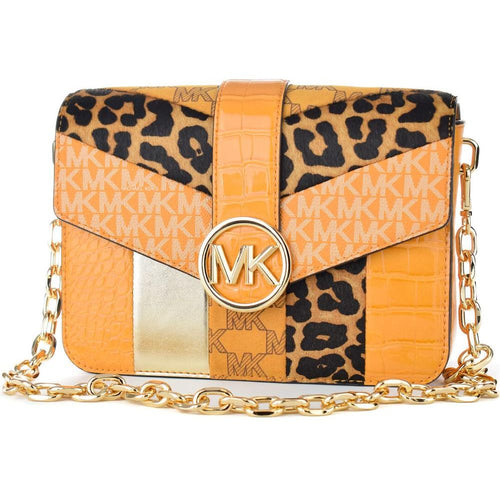 Load image into Gallery viewer, Women&#39;s Handbag Michael Kors 35F2GNML2Y-HNY-CMB-MULTI Yellow 22 x 18 x 5 cm-0
