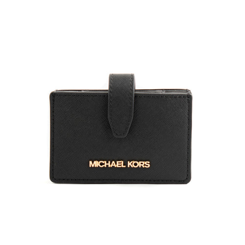 Load image into Gallery viewer, Women's Card Holder Michael Kors 35F2GTVD0L-BLACK-0
