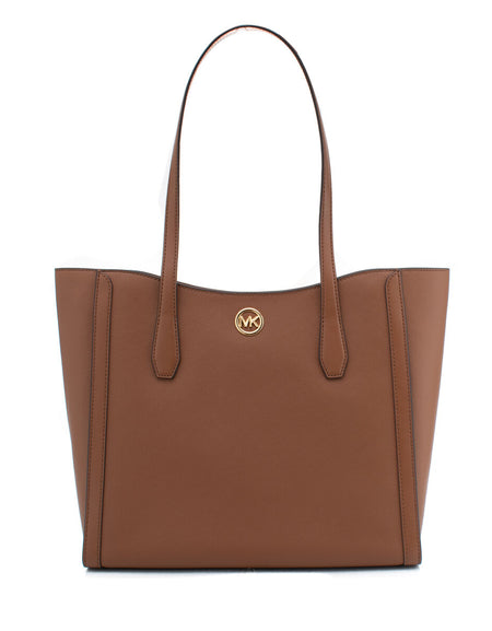 Shoulder Bag Michael Kors Leida Brown 34 x 29 x 12 cm-0