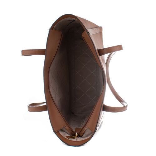 Load image into Gallery viewer, Shoulder Bag Michael Kors Leida Brown 34 x 29 x 12 cm-1
