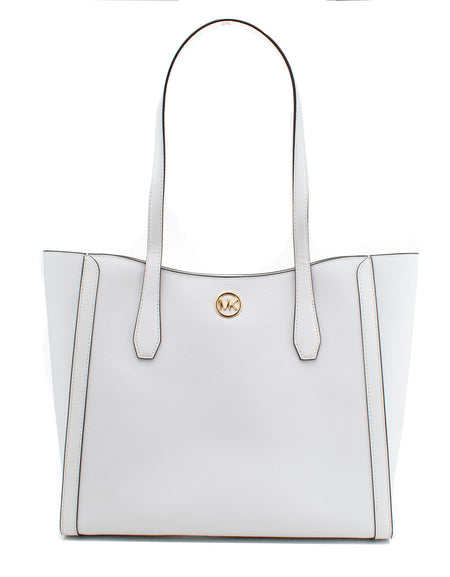 Shoulder Bag Michael Kors Leida White 34 x 29 x 12 cm-0
