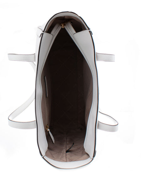 Shoulder Bag Michael Kors Leida White 34 x 29 x 12 cm-1