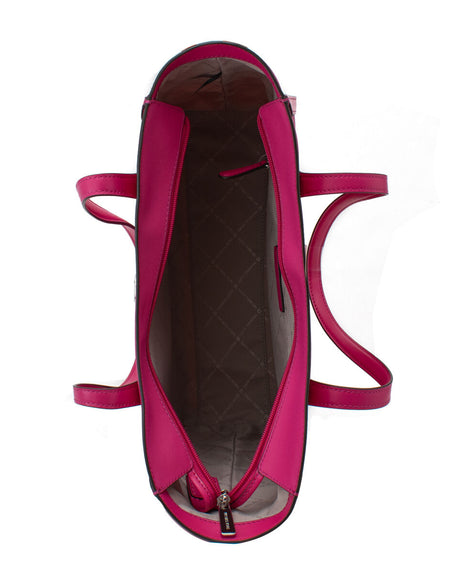 Shoulder Bag Michael Kors Leida Pink 34 x 29 x 12 cm-1