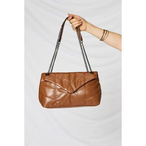 Load image into Gallery viewer, SHOMICO PU Leather Chain Handbag - A Symphony of Style and Elegance
