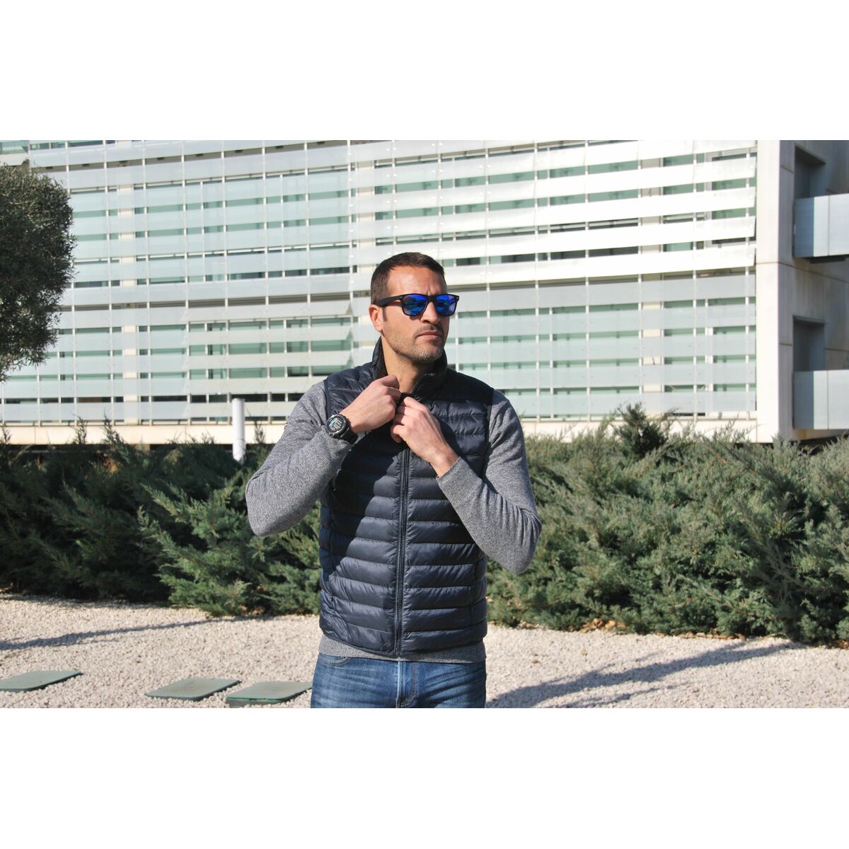 Unisex Sunglasses Eagle WAVE Black Mirror-7