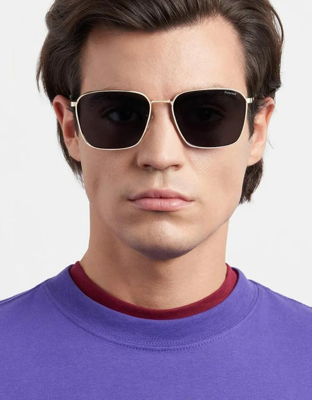 Unisex Sunglasses Polaroid PLD-4120-G-S-X-LOJ Golden ø 59 mm-1