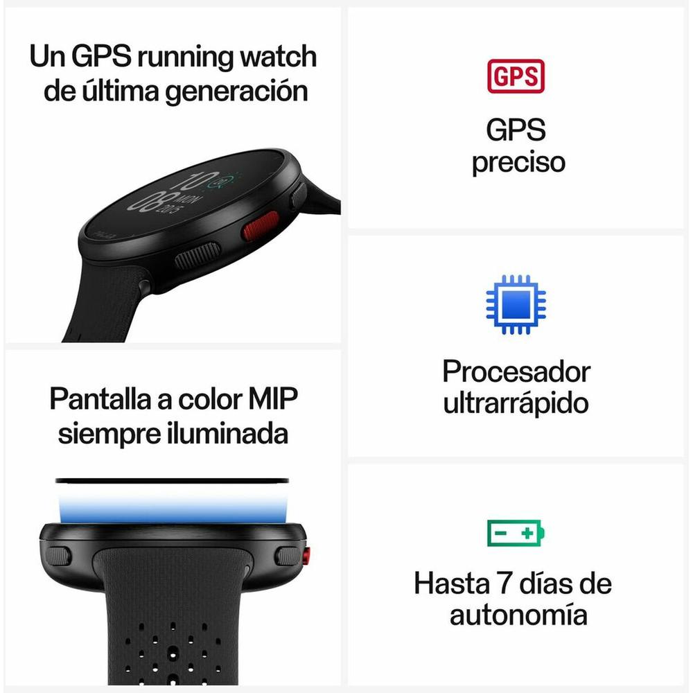 Smartwatch Polar Black 1,2"-4