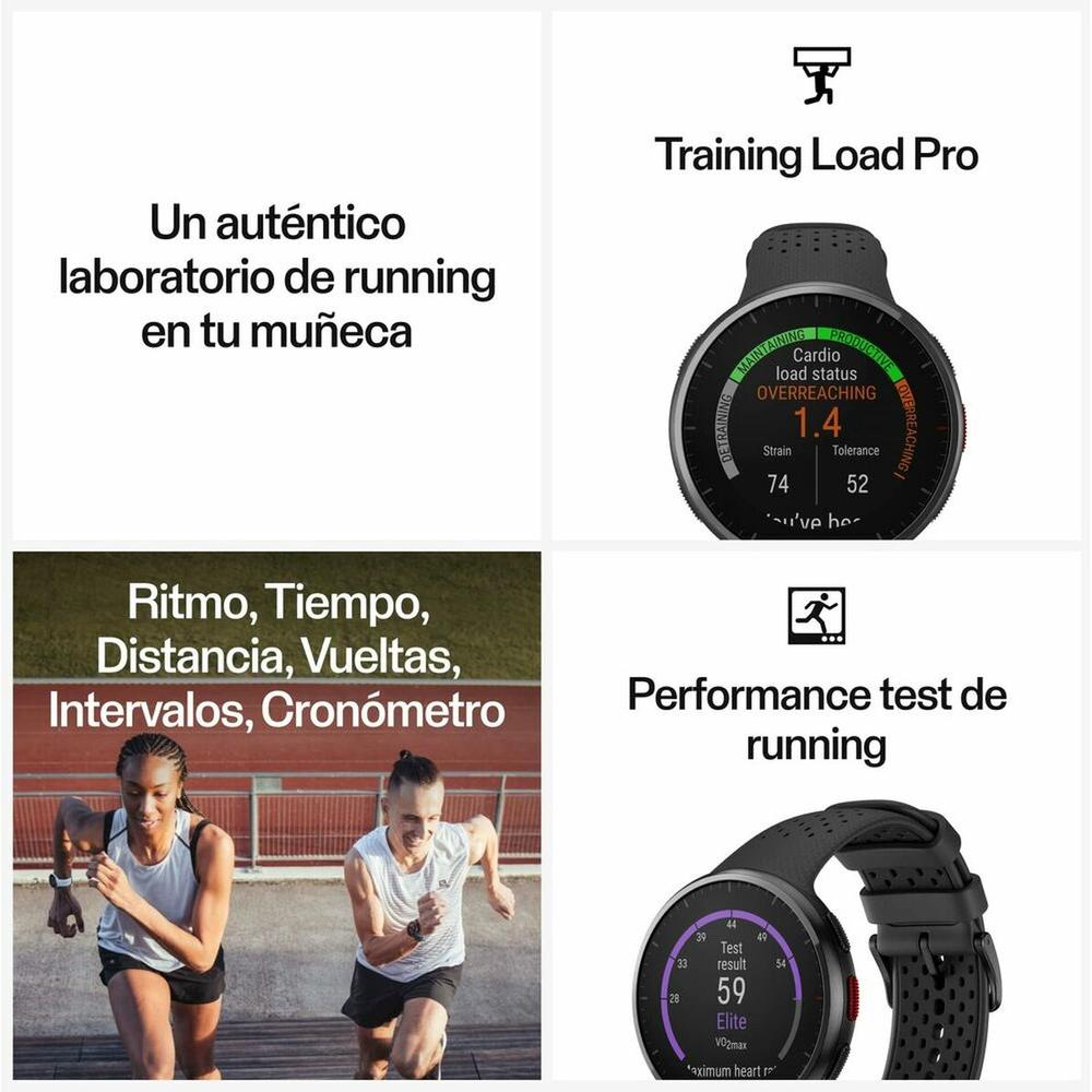 Smartwatch Polar Black 1,2"-2