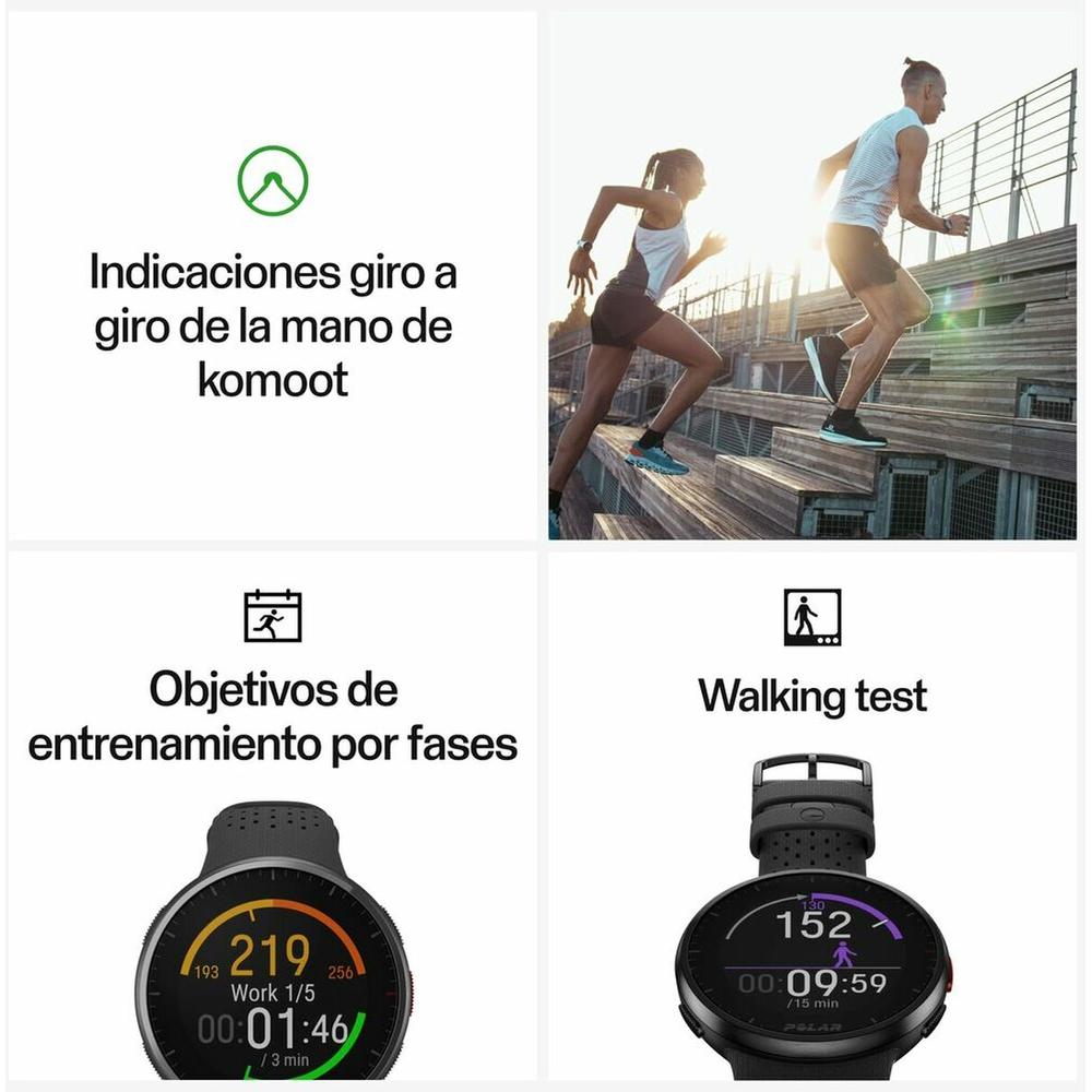 Smartwatch Polar Black 1,2"-1