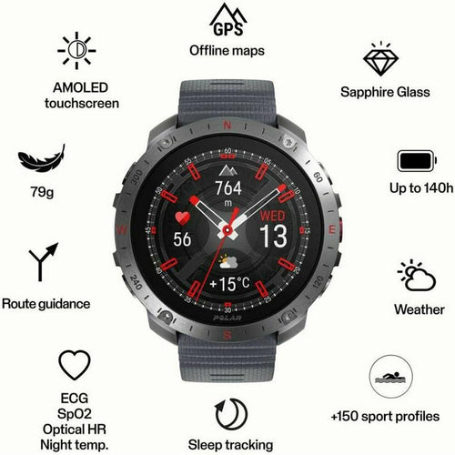 Load image into Gallery viewer, Men&#39;s Watch Polar 900110287 Grey 1,39&quot;-3
