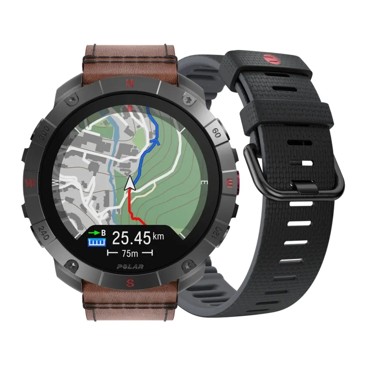 Smartwatch Polar GRIT X2 PRO Titanium 1,39"-0