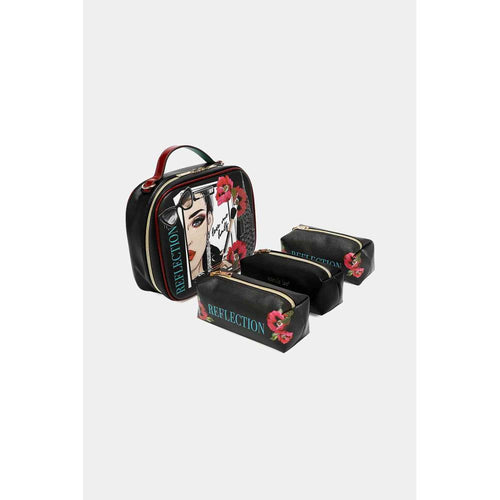 Load image into Gallery viewer, Nicole Lee USA Printed Handbag with Three Pouches - A Luxe Accessory for the Modern Woman
