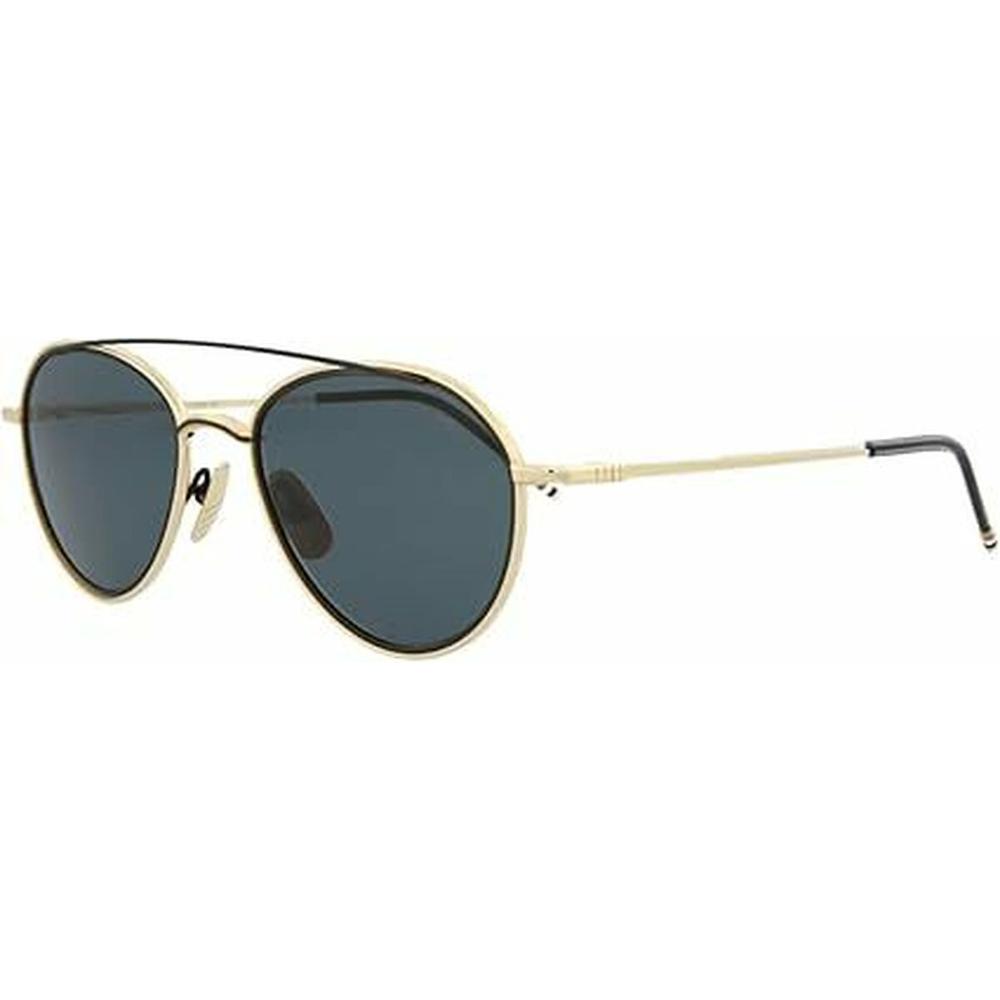Unisex Sunglasses Thom Browne TB-109-A-T-GLD-BLK-53 Ø 53 mm-0